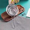 3Pcs/Set Mesh Strainer with Handle, Small Medium Large Size Sifter Metal, Stainless Steel Sieve Strainers for Kitchen