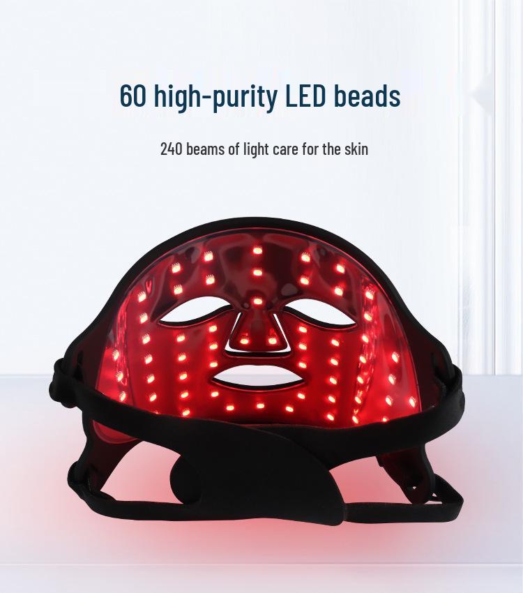8-Color Silicone LED Light Mask: Red & Blue Photon Beauty Rejuvenation Facial Device