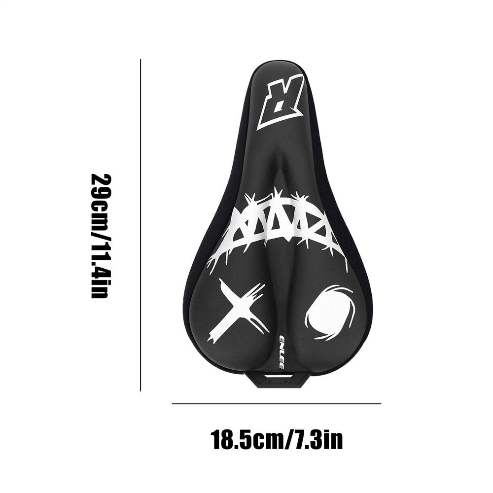 Bike Seat Cover Anti-Slip Waterproof Soft Thickened Mountain Bike Bicycle Seat Cushion Gel Pad Silicone Bicycle Saddle Seat
