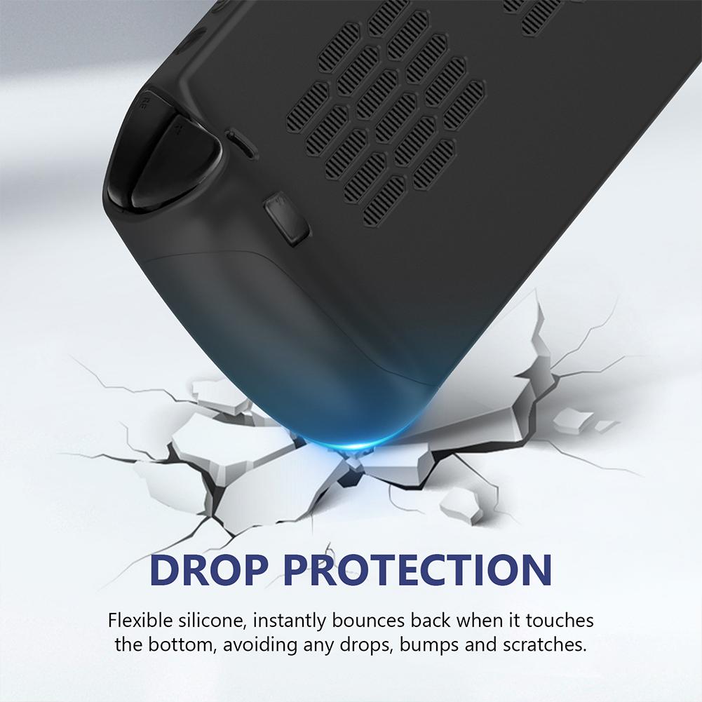 1Pcs Silicone Console Shockproof Protective Cover For Legion Go S Game Shell Case Sweat-proof Game Console Protection Cover