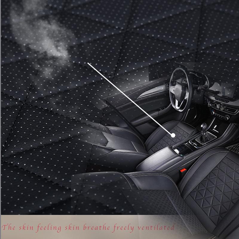 New Front Car Seat Cover Pu Leather Cars Seat Cushion Automobiles Seat Protector Universal Car Chair
