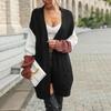 Knitted Cardigan Autumn Women's Color-blocking Sweater Jacket