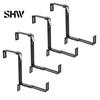 Durable Flower Box Railing Brackets 4Pcs Adjustable Planter Brackets, Stainless Steel Hangers, Balcony No Drill Plant Supports for Fence Railings