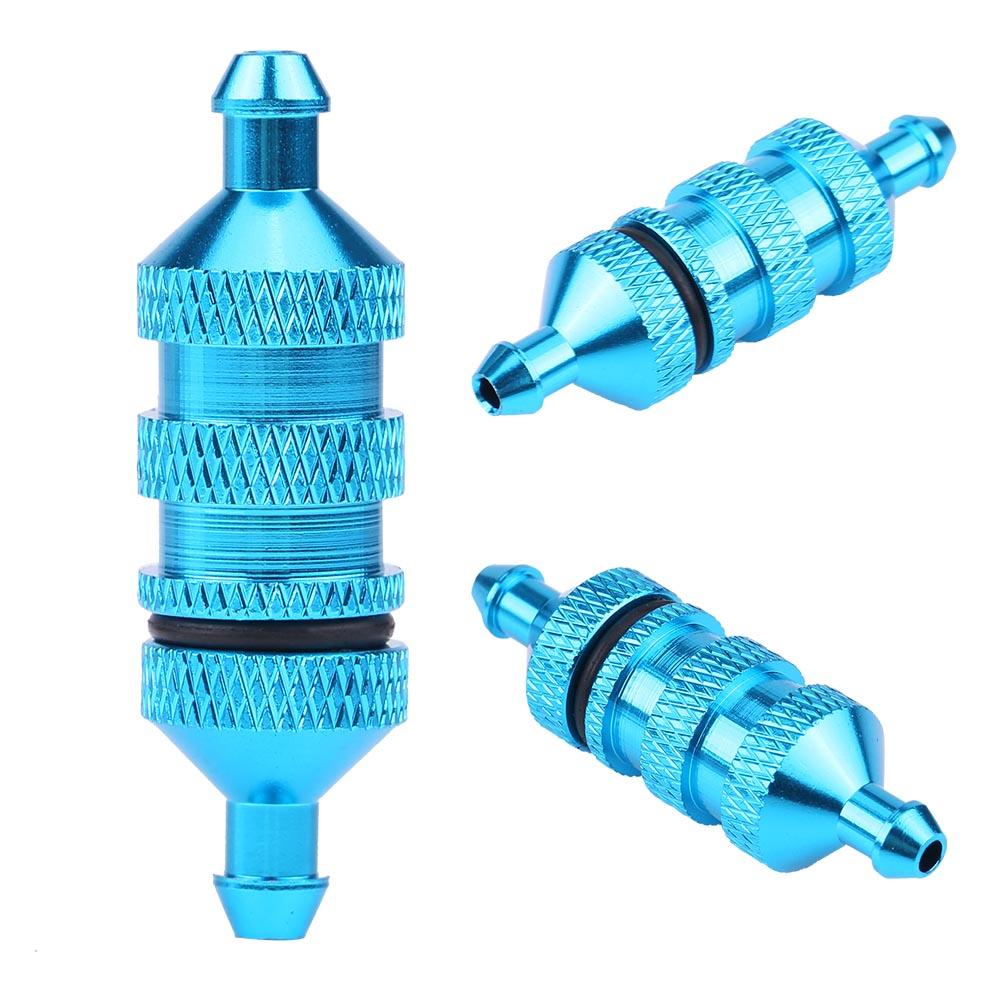 HSP Legierung Aluminium Öl Nitro Kraftstofffilter für 1 8 1 10 Maßstab RC Modellauto