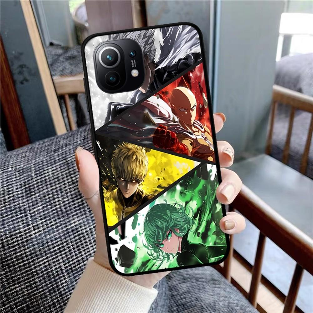 One Punch Man Phone Case For Xiaomi Mi 5X 8 9 10 11 12 Lite Pro 10T PocoX3pro PocoM3 Note 10 Pro Lite