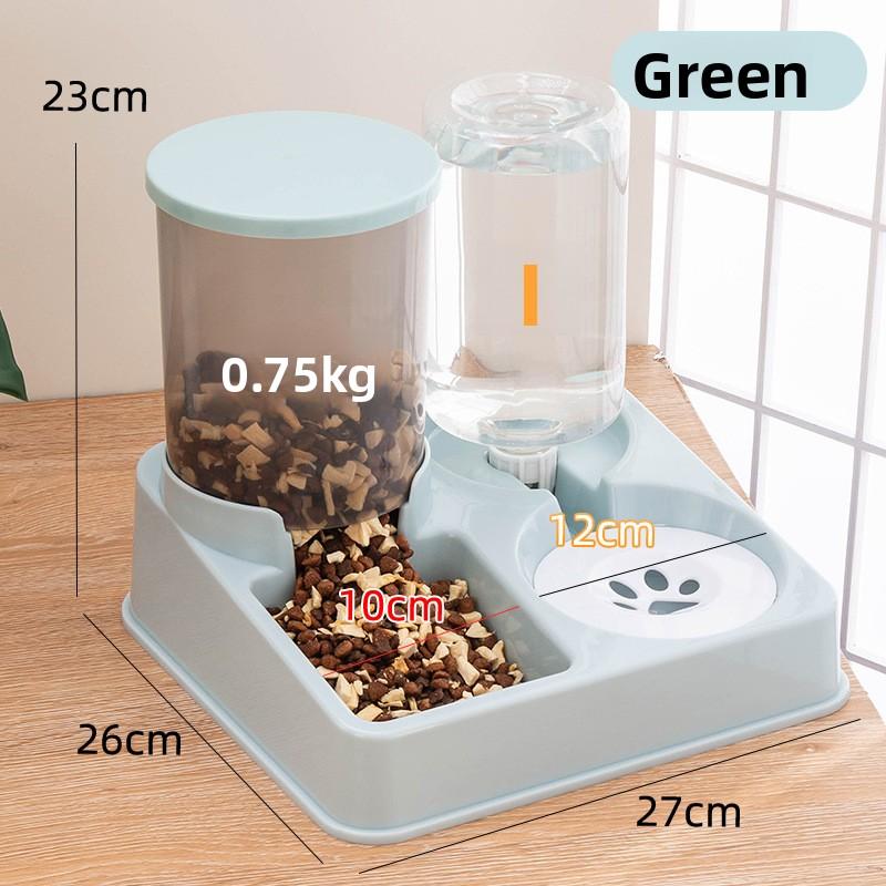 Cat Automatic Feeder, Water Dispenser, Integrated Cat Food Bowl, Cat Bowl, Dog Bowl, Double Bowl, Dog and Cat Water Bowl, Pet