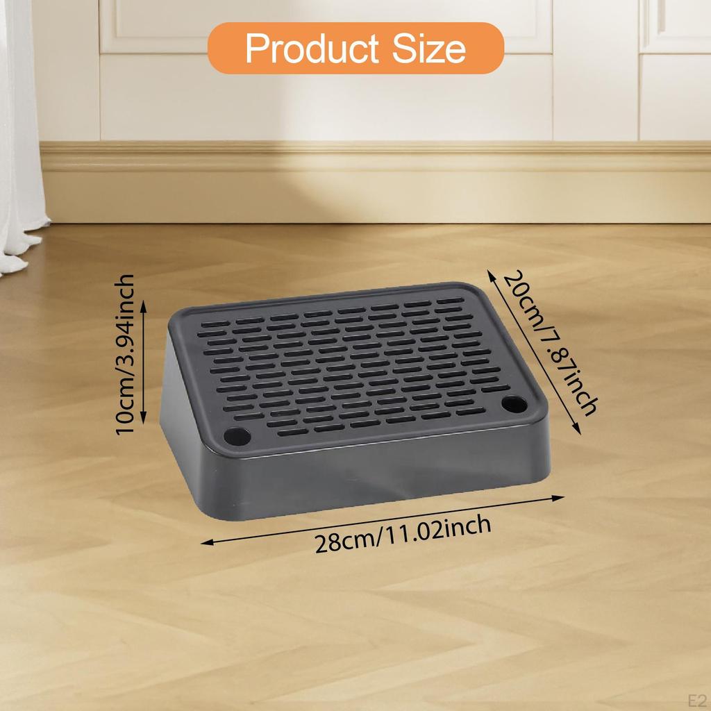 Footboard for Cat Litter Box to Clean Reusable Indoor Keep Room Tidy Pet Accessories Small