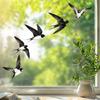 Spring-themed Swallow Glass Stickers for Bedroom, Living Room and Balcony Windows Decoration