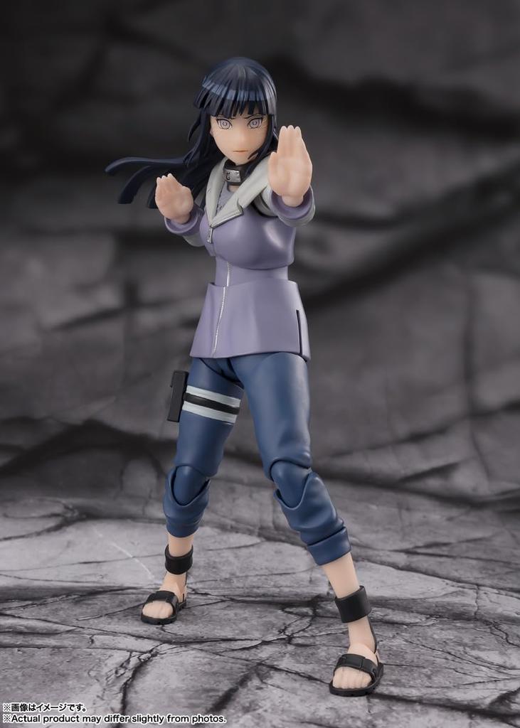 TAMASHII NATIONS NARUTO Shippuden Hinata Hyuga White 135mm PVC ABS Painted Action Figure S.H.Figuarts -Noble Eyes- Approx. &