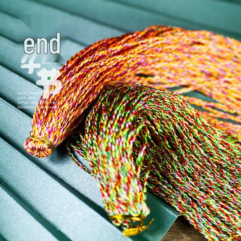 Dragon Boat Festival Colorful Handwoven Bracelet, 30cm Five-Color Thread