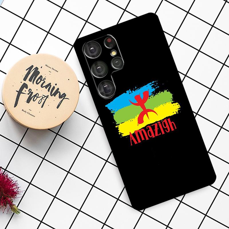 Amazigh Symbol Berber Academy Case For Samsung Galaxy S24 FE S20 FE S21 S22 S23 S24 S25 Ultra S9 S10 S25 Plus Phone Cover