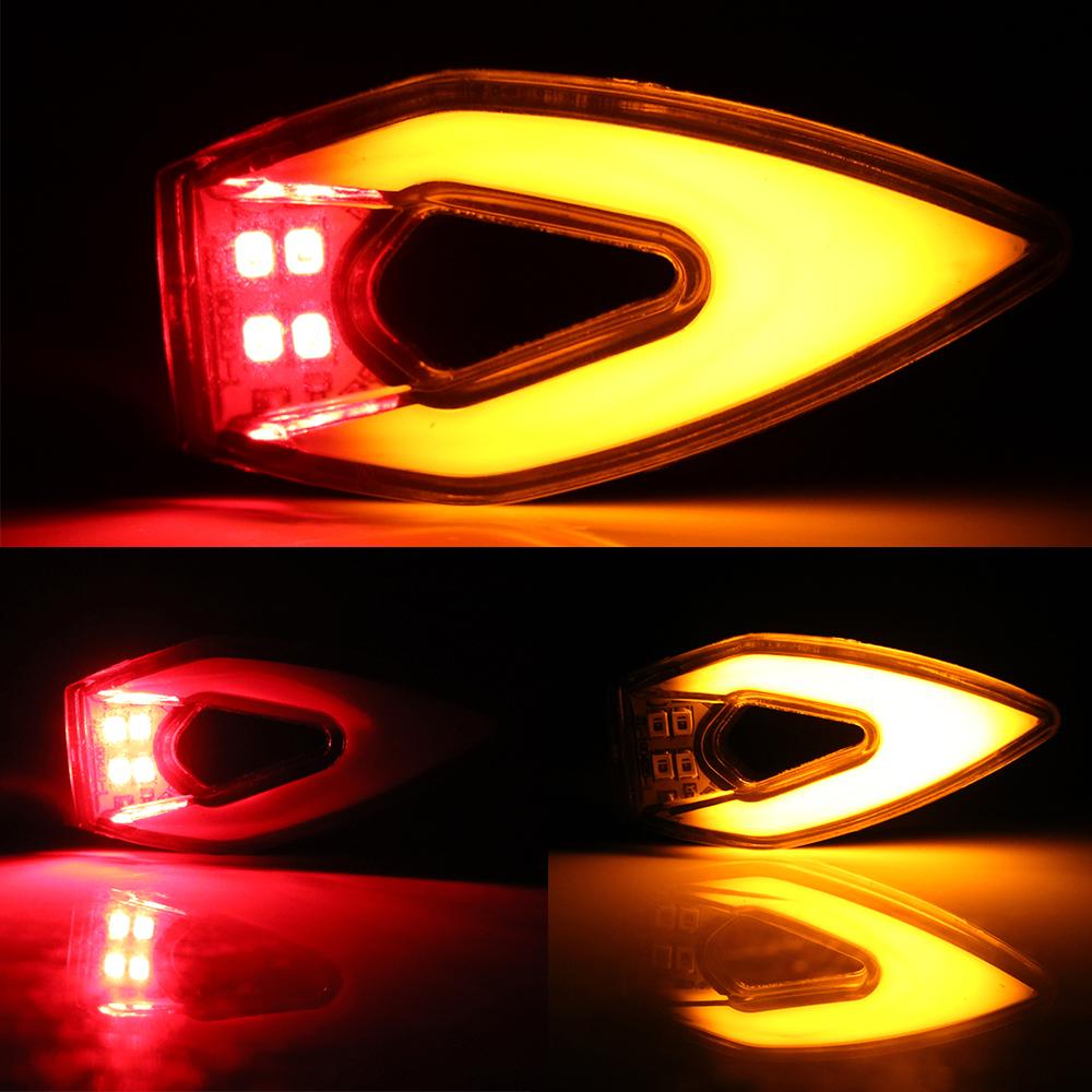 Turn Indicator Lamp Universal Motorbike Accessories Motorcycle Turn Signals Light Flexible Tail Light 2Pcs/set