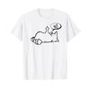 Lazy Funny Cat Gives The Middle Finger No Black T Shirt Vintage Versatile Unisex Soft Stylish Homme Casual