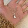 Nickel Silver Plated Gold Five-Pointed Star Necklace - Fashionable, Versatile, Exquisite Pendant for Women