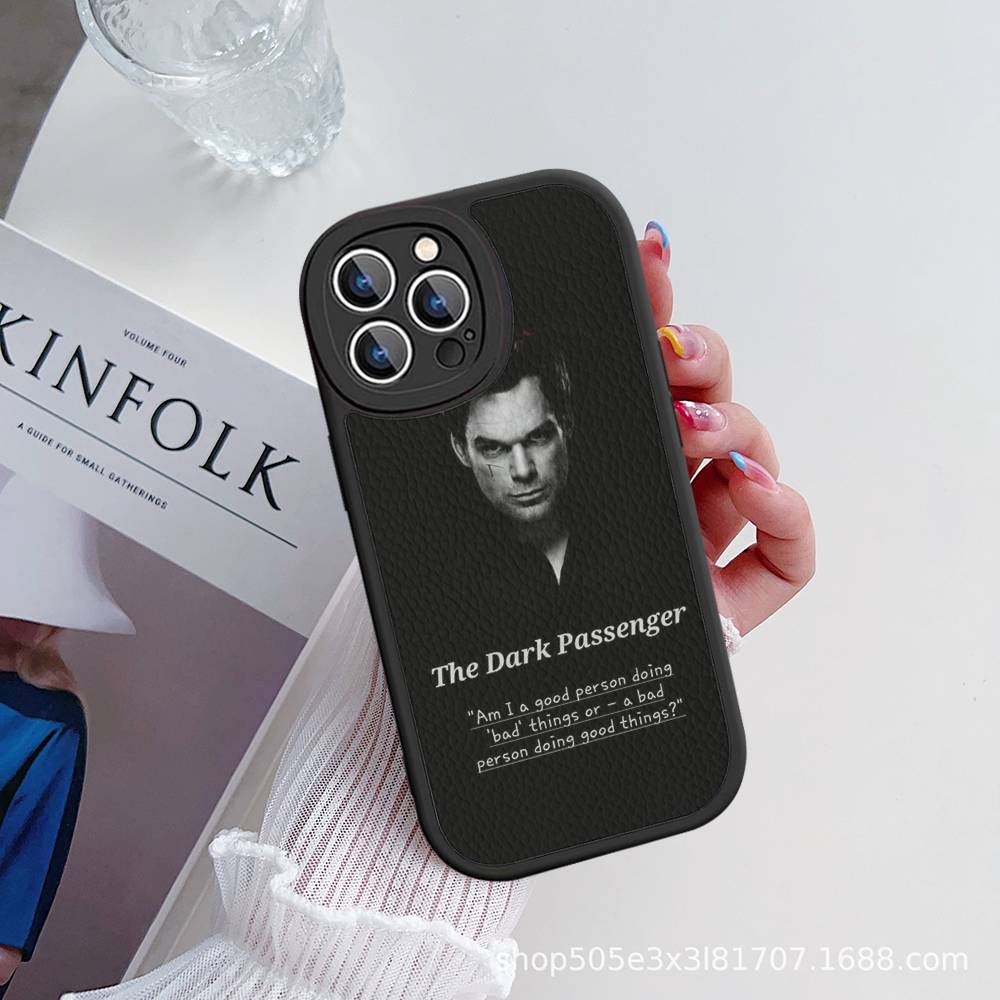 Custodia per Telefono Dexter Morgan Per IPhone 11 12 13 14 15 16 Pro Max Plus Copertura in Pelle