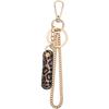 Leopard Letter Keychain for Women, PU leather Initial Letter Keyring Keychain Accessories Purse Handbags Charm