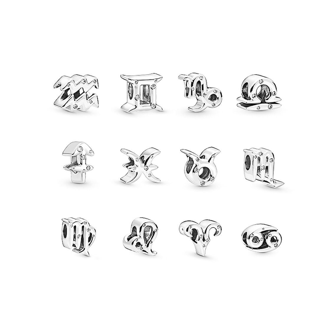 Pandora Zodiac Charm Silver 925 Pendant Unisex Charm 798415C01 Sparkling Leo