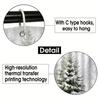 4Pcs Shower Curtain Set with Non-Slip Bath Mat, Toilet Lid Cover, Contour Rug & 12 Hooks, Bathroom Decor