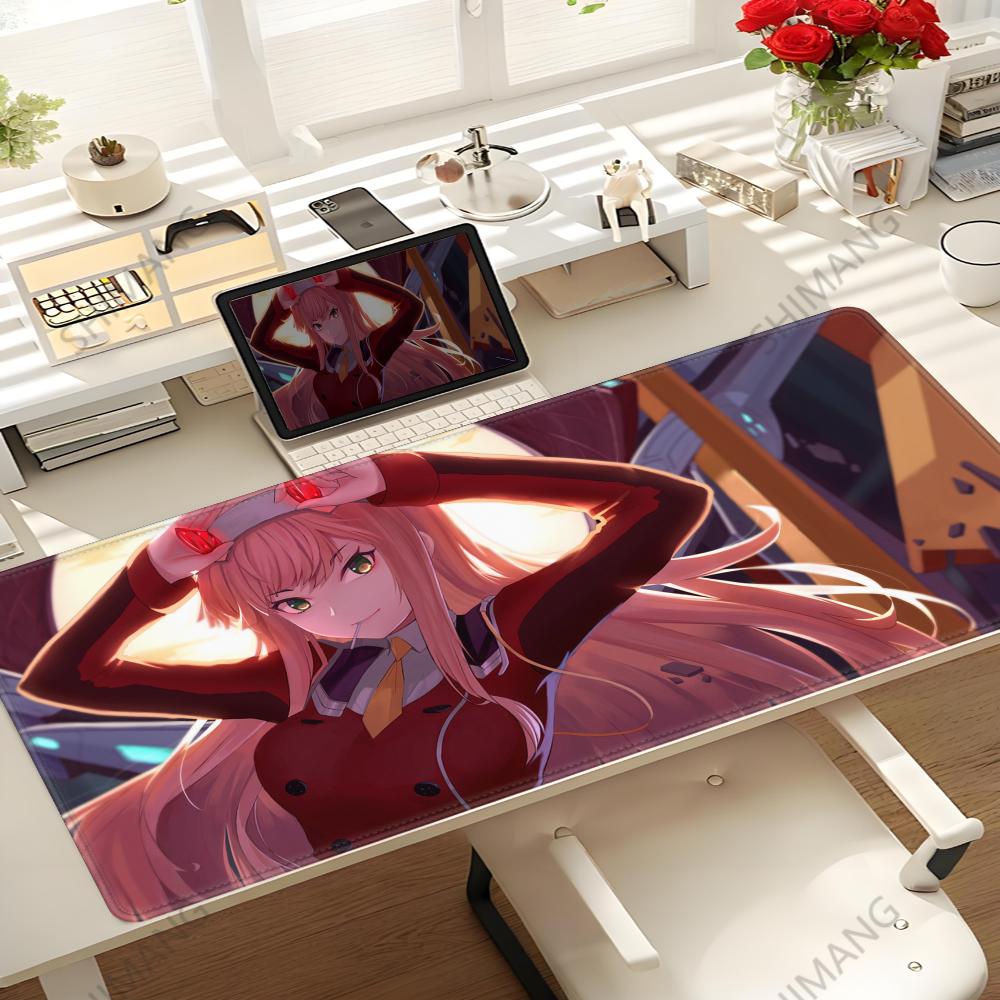 Nonslip Computer Mousepad HD Printing Quick delivery Gamer Desk Mat Accessories Zero Two Darling In The FranXX  XXL Table Pad