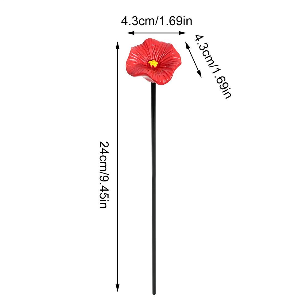 1PC Bee Watering Station Resin Flower Shaped With Stake Bee And Butterfly Watering Station For Garden Balcony Yard Patio Lawn