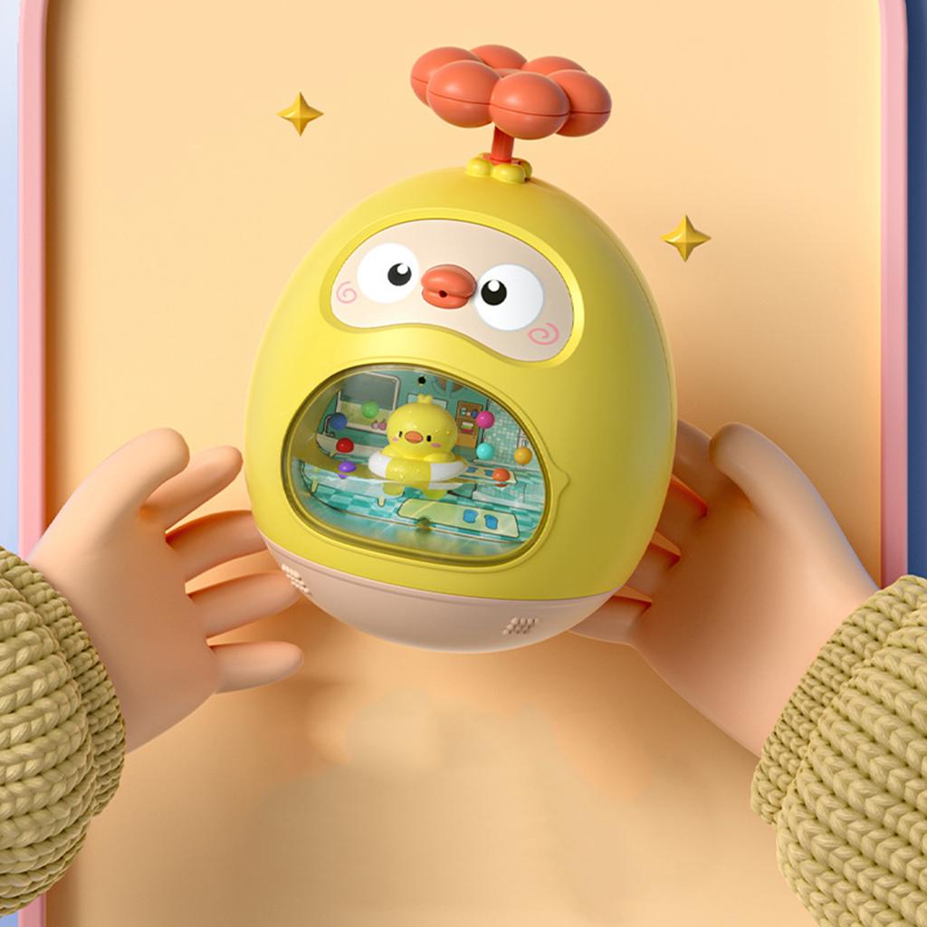 Water And Land  ,use Bath Toy Cartoon Tumbler Toy , Baby Small Water Tumbler Water Play Toy