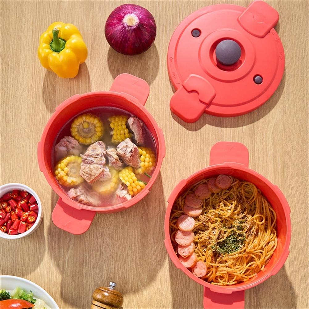 Multifunction Microwave Pressure Cooker Pot for Efficient Kitchen Cooking