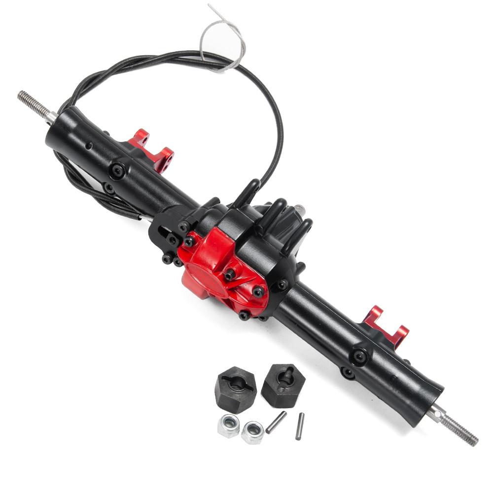 Complete Metal Front / Rear Axle W/ Differential Lock For 1/10 MN D90 TF2 RC Crawler Car Upgrade Parts RC Car Accessories