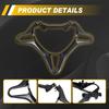 78540-SVA-A01ZA Car Interior Steering Wheel Trim Cover ABS Carbon FiberTrim Frame For Honda Civic 8th Fd2 2006- 2011 Accessories