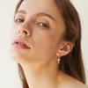 Hafika Silver 925 Cross Earrings