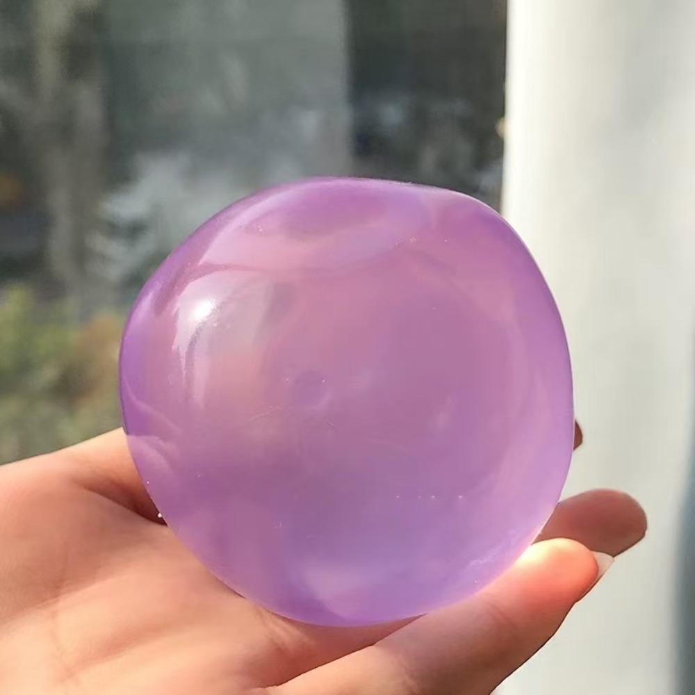 Stress Relief Coconut Oil Stress Ball Shapeable Decompression Pinch Toy  For Kids Adults