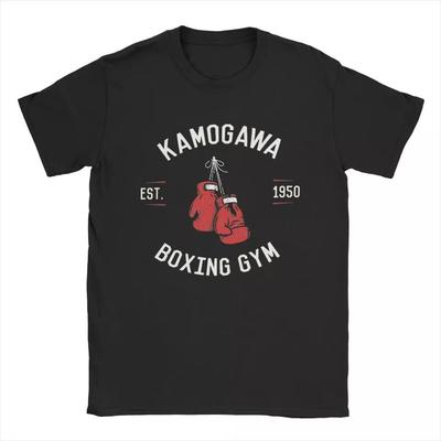 Increíble Camiseta de Hombre Cuello Redondo Algodón Puro T S Unisex Gimnasio de Boxeo Kamogawa de Hajime No Ippo