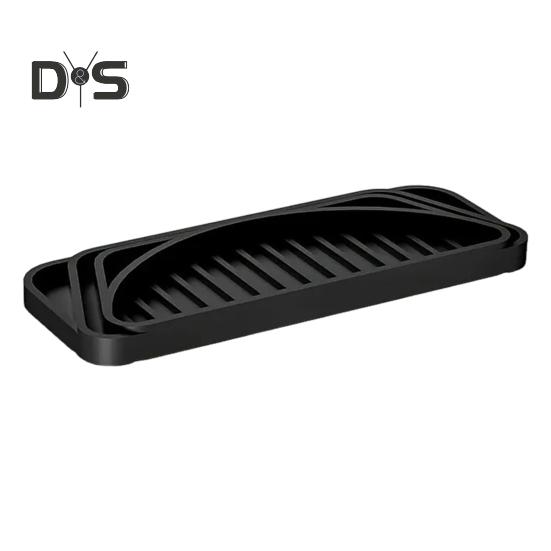 

Силиконовый коврик для поддона для сбора капель, универсальный, непроливаемый и нескользящий, поддон для кофемашины, поддон для холодильника, поддон для воды для диспенсера воды, холодильника, кофейного бара, подрезаемый чёрный