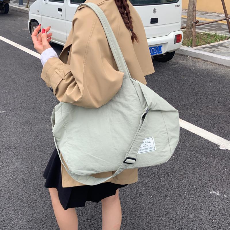 Nuevo Bolso Bandolera Casual para Mujer de Lona de Gran Capacidad Bolso Tote para Viajes al Trabajo Versátil Bolso de Hombro