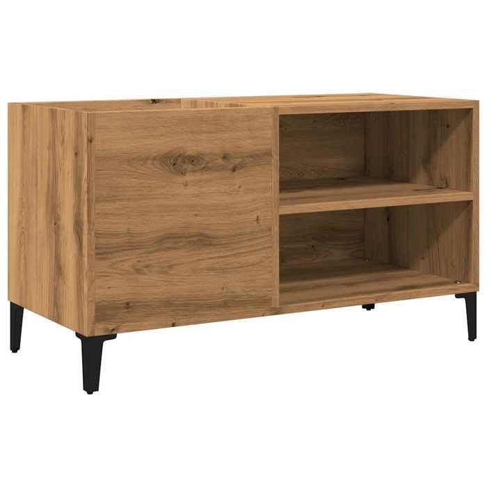 VidaXL Armoire à disques chêne artisanal 84,5x38x48 cm bois ingénierie 857166