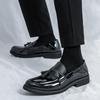 Men's Retro British Style Leather Tassel Loafers: Slip-On Casual Dress Shoes In Large Sizes