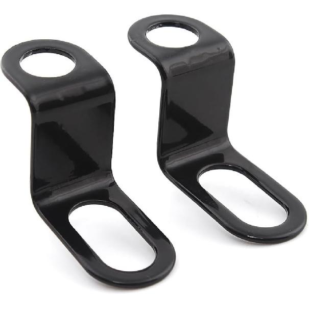 5mm To 10mm Hole L Shape Motorbike Turn Signal Lights Mounting Brackets Relocation Holder Motorcycle Turn Signals Brackets Universal Compatible with