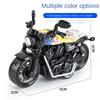 Mini Simulation Locomotive Model Pull Back Car Simulation Motorbike  Children's Gift