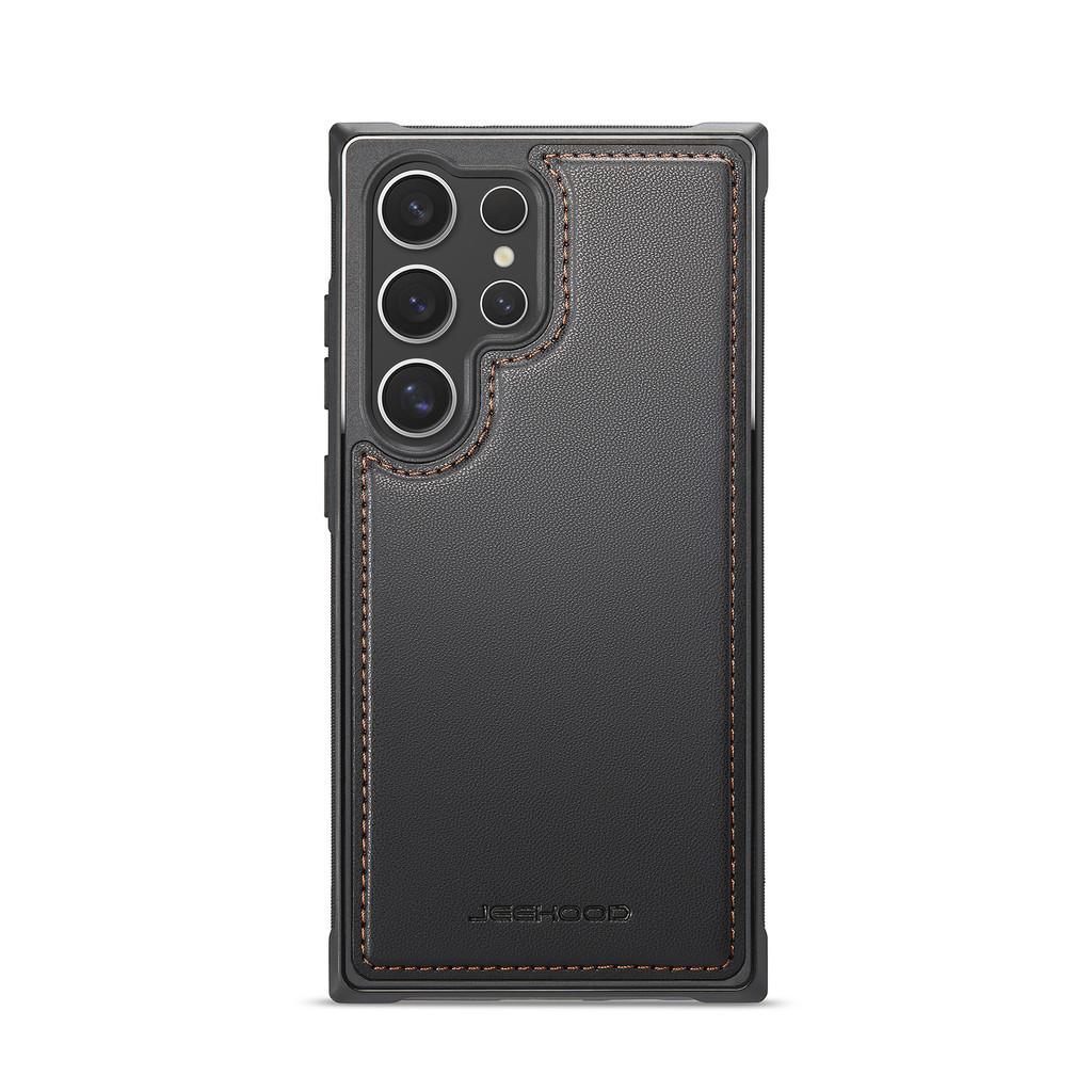 

Magnetic Luxury Leather Case For Samsung Galaxy S24 Ultra S25 S26 S23 S22 Plus S21 S20 FE Note 20 Ultra A53 A54 A55 Hard Shell Note20ultra чёрный