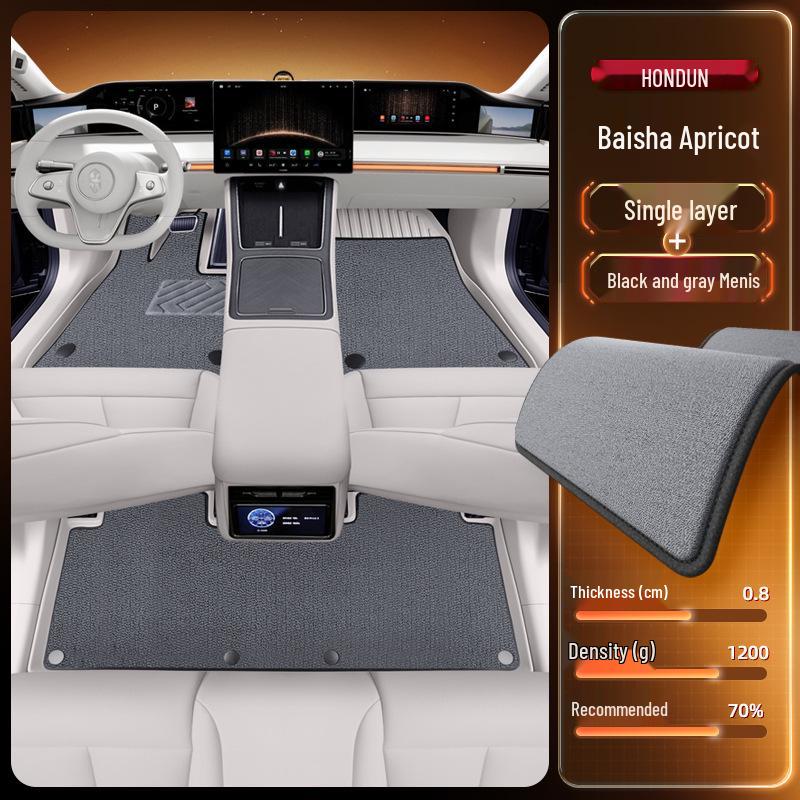 2026 Hongqi S9 TPE Floor Mats: Full Set Interior Carpet for Five Seats
