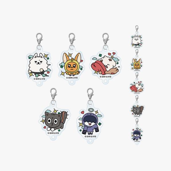 Pre-order 2025 TXT PPULBATU CAFE Connectable Acrylic Key Chain