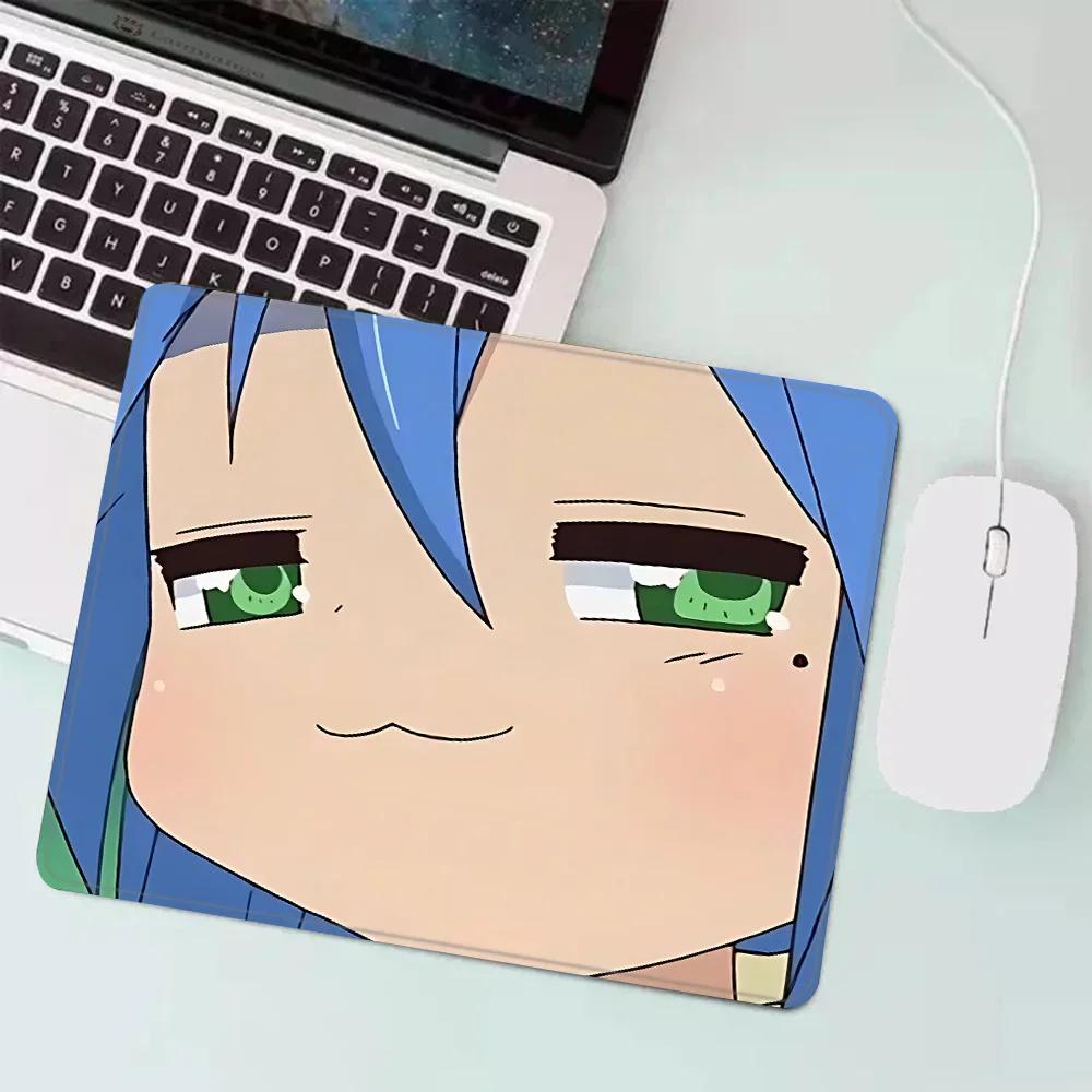 Lucky Star Konata Izumi Kleines Gaming-Mauspad XS-Mauspad Desktop-Dekoration Büro-Schreibtischmatte Teppich für PC-Gamer Rutschfester Gummi