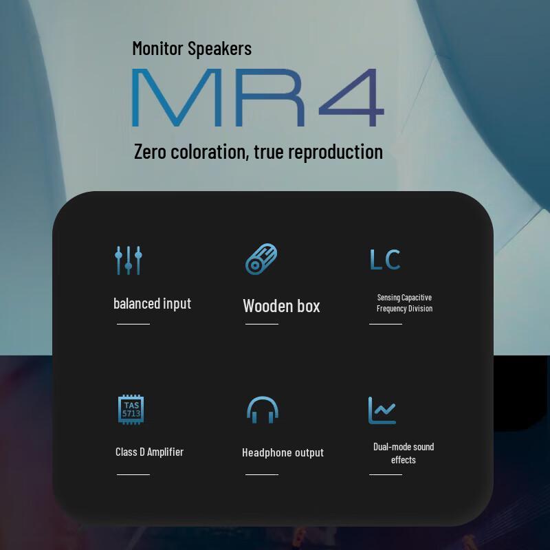Edifier MR4 Desktop Multimedia Monitor Speakers CN plug (adapter included)