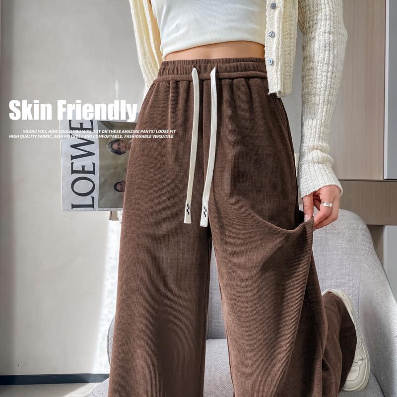 Handu Yishe Women's Slim Straight-Leg Commuter Trousers