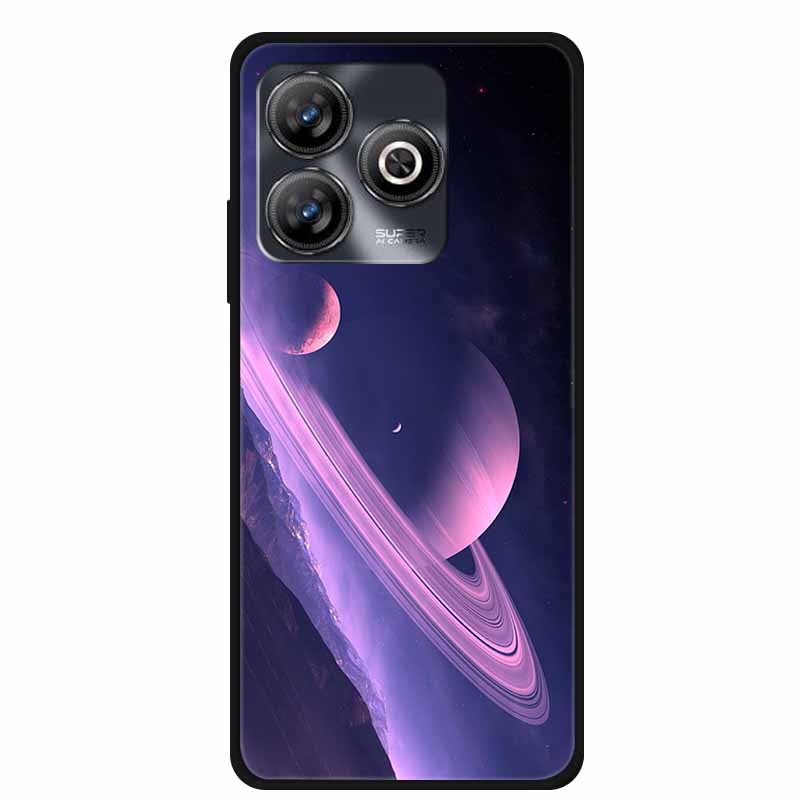 Phone Case For ZTE Blade A75 4G Back Cover Case Shockproof Black Silicone Soft Funda For ZTE Blade A75 4G Case A 75 6.6" Coque