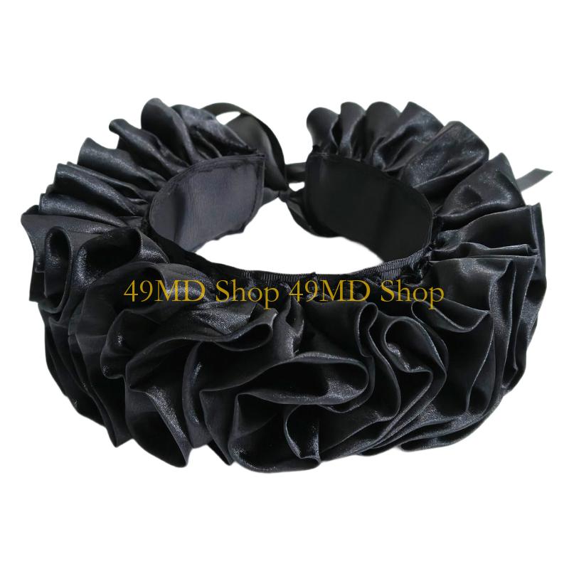 49MD Elizabethan Neckpiece Faux Collar for Historical Reenactments and Gothic Fashion