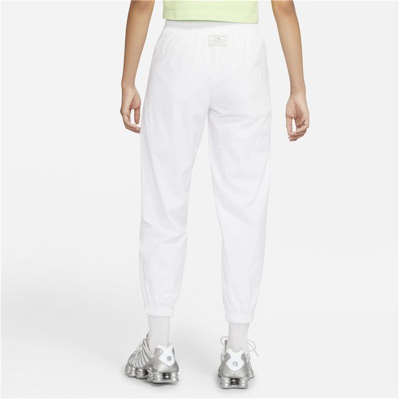 Nike Sportswear Icon Clash Embroidered Logo Woven Tapered Cropped Sports Pants Spring Women Pants White DD5049-100