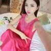 Summer Imitation Silk Nightgowns Women Sexy Sleepwear Nightwear Female  Spaghetti Strap Underwear Lace Breathable Homewear