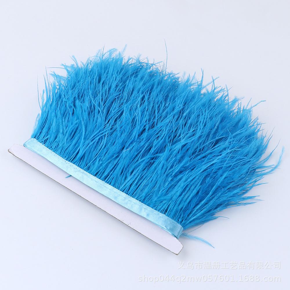 8-10Cm Ostrich Hair Cloth Edge Various Colors Optional Feather Lace Clothing Earrings Diy Decoration