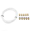 PTFE Tubing with PC4 M6 KJH04 M6 Pneumatic Fittings for 1.75MM Filament PLA ABS for 3D Printer