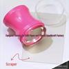 Bestselling Transparent Silicone Nail Art Stamper with Scraper for Stamping and Transfer